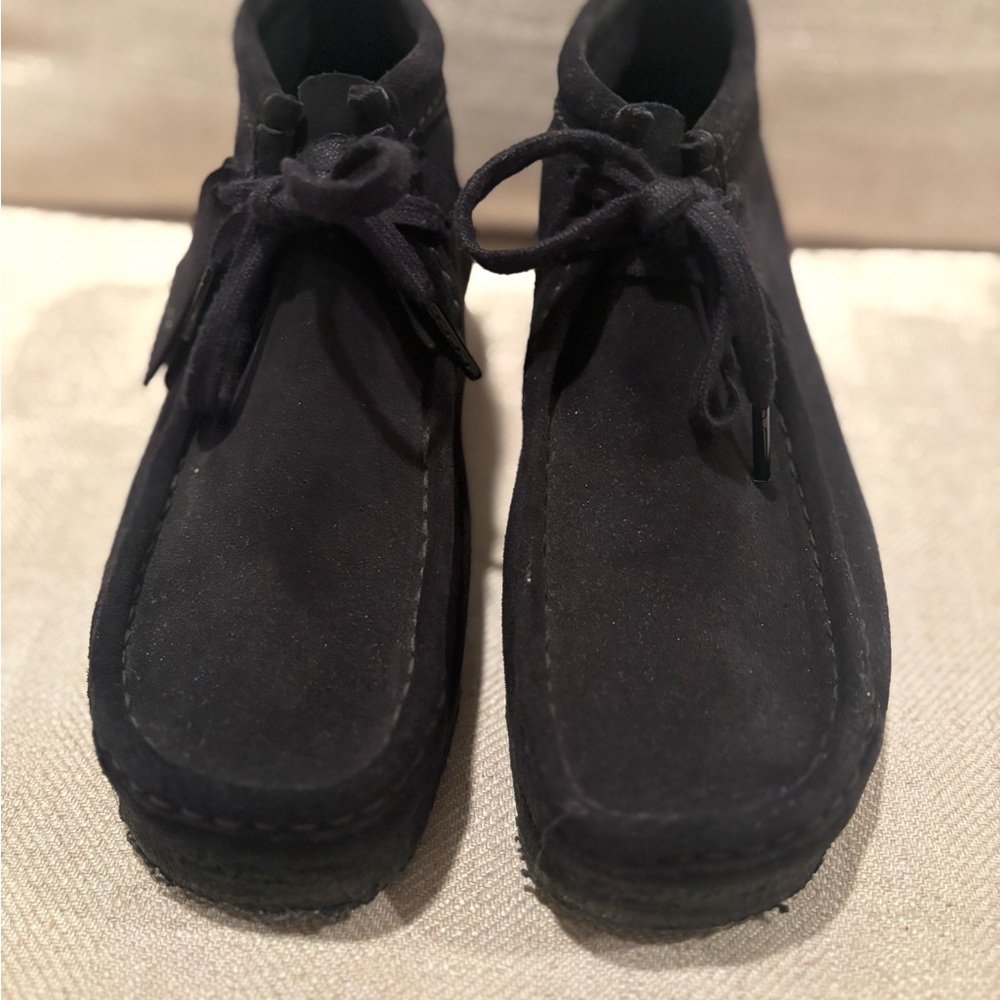 Black Suede Ankle Boots by Clark’s